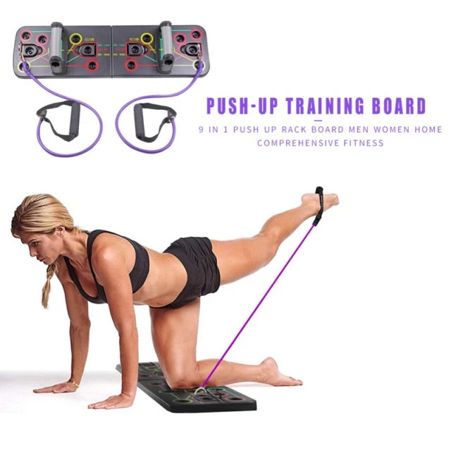 9 in 1 Push Up Rack Board Exerciser