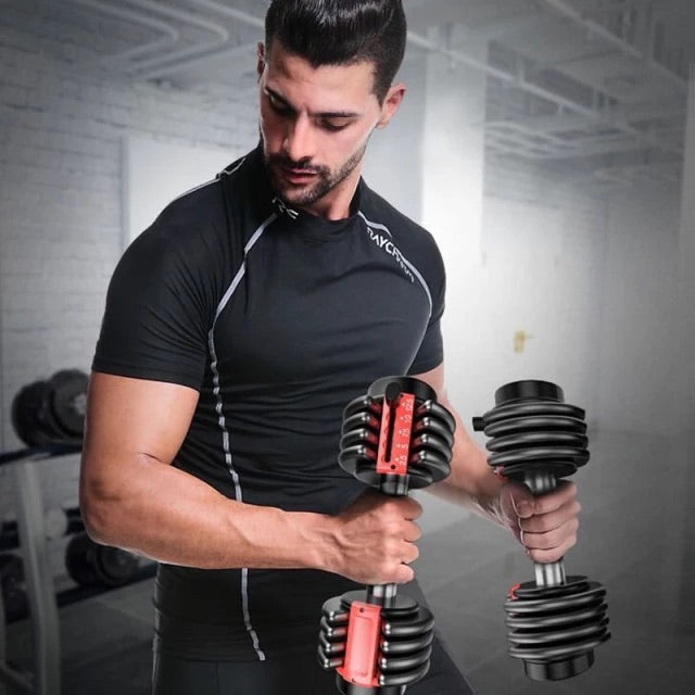 Adjustable Magnetic Dumbbells