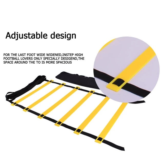 High Quality Nylon Adjustable Agility Training Ladders