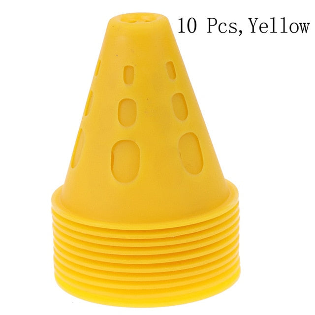 High Quality Football/Soccer Field Marker Cones  10 Piece set